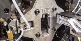 Dynacast die of a multi-slide die casting machine