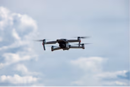Unmanned aerial vehicle (UAV) operating in the air