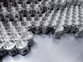 Machined metal parts