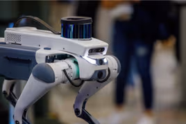 Robot with die cast metal parts