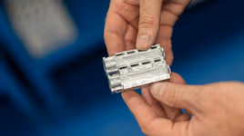 Die cast metal part after sub assembly process