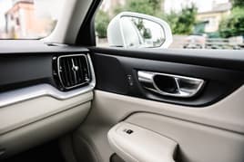 Car interior showcasing metal die cast parts with a surface finish