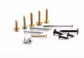 Screws made of different materials